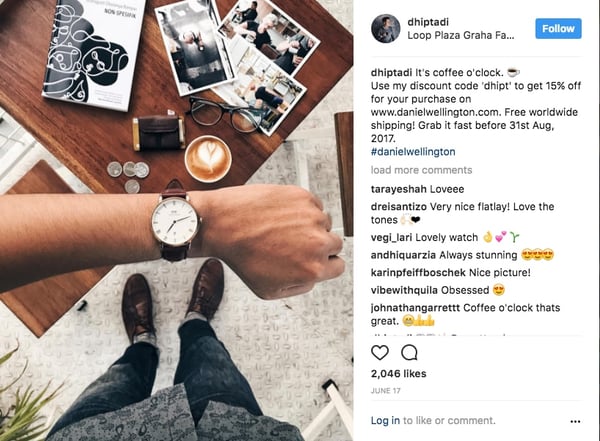 Daniel Wellington influencer marketing strategy